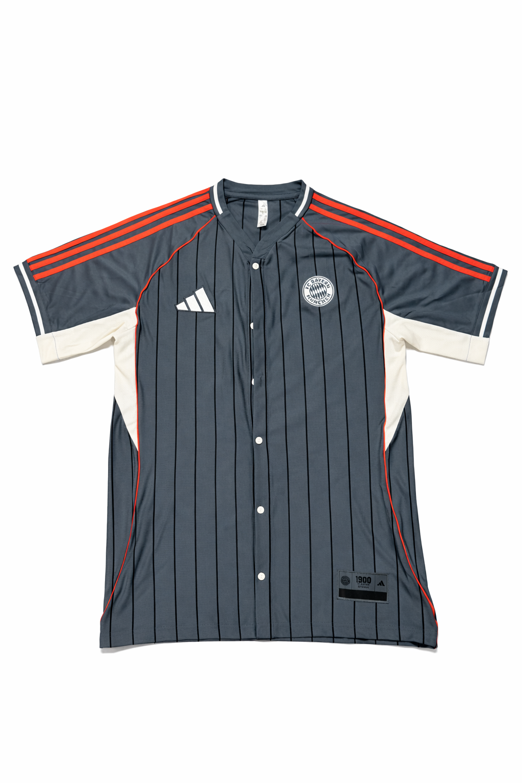 ⚫ Bayern Munich Special Edition Baseball Grey Pinstripe