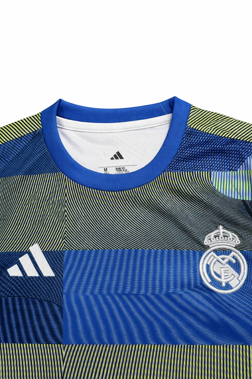 🔵 Real Madrid Pre-Match Blue Mosaic 2024/25 Fan Version