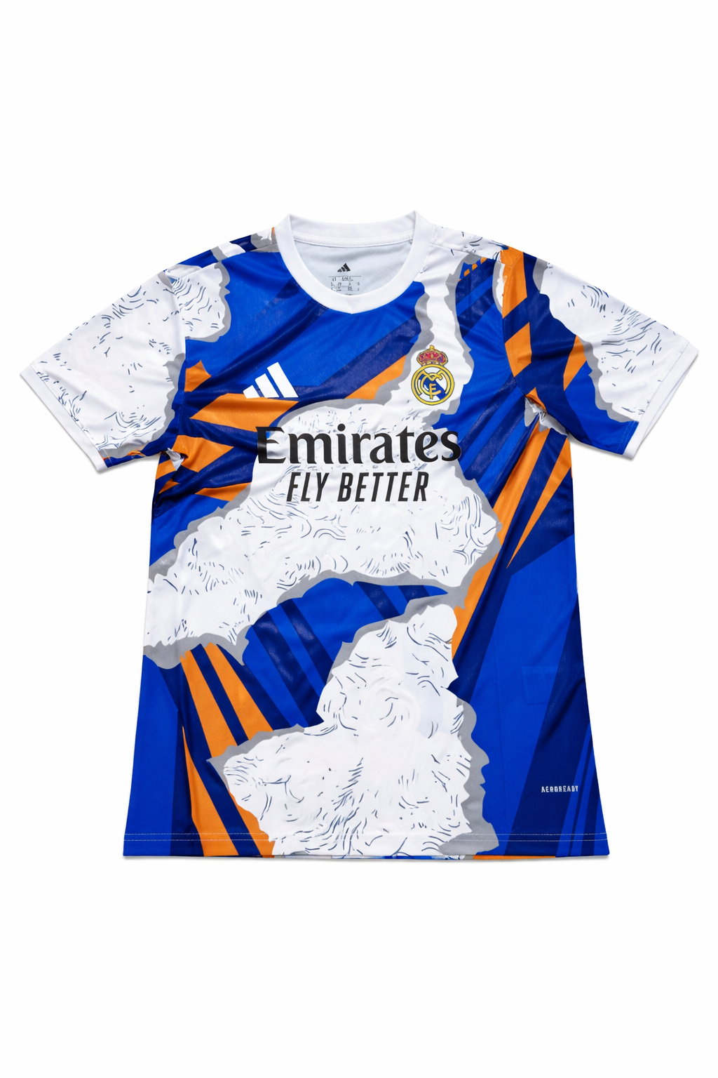 🎨 Real Madrid Special Edition Blue/Orange Abstract