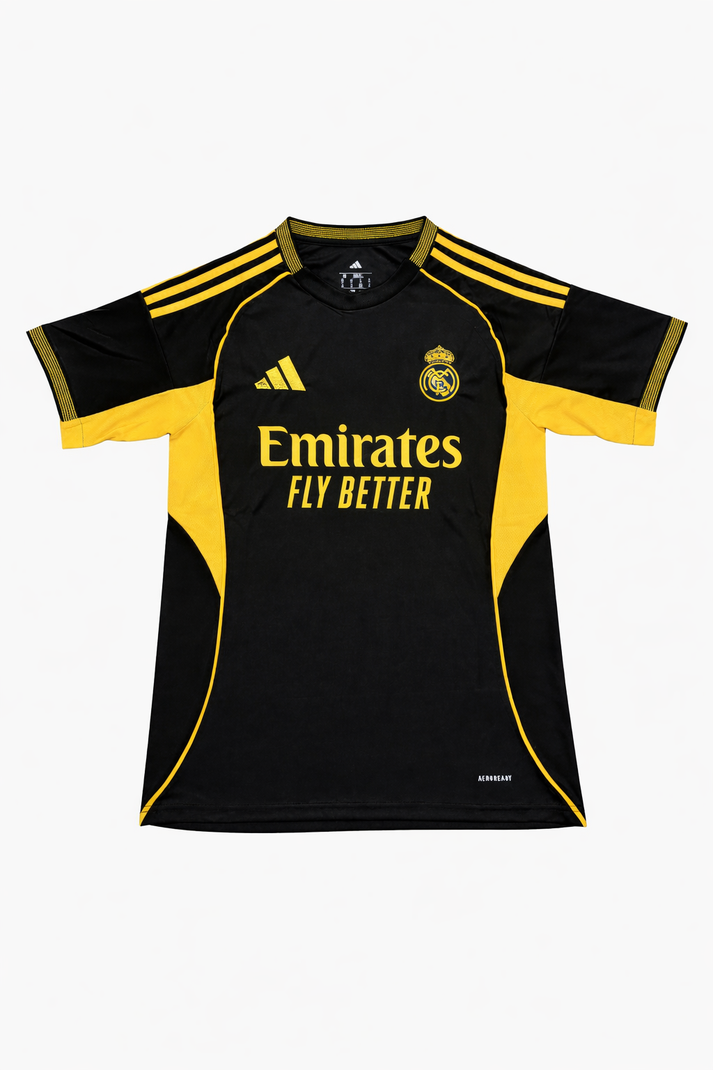 ⚫ Real Madrid Third Black/Yellow 2024/25 Fan Version